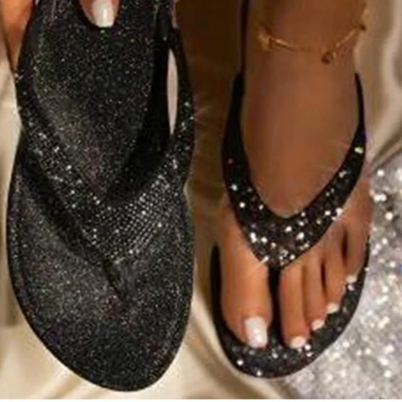 2020 HOT Women Flip Flop Slippers Slides Bling Rhinestone Ladies Shoes Casual Summer Flat Female Crystal Glitter Woman
2020 HOT Women Flip Flop Slippers Slides Bling Rhinestone Ladies Shoes Casual Summer Flat Female Crystal Glitter Woman