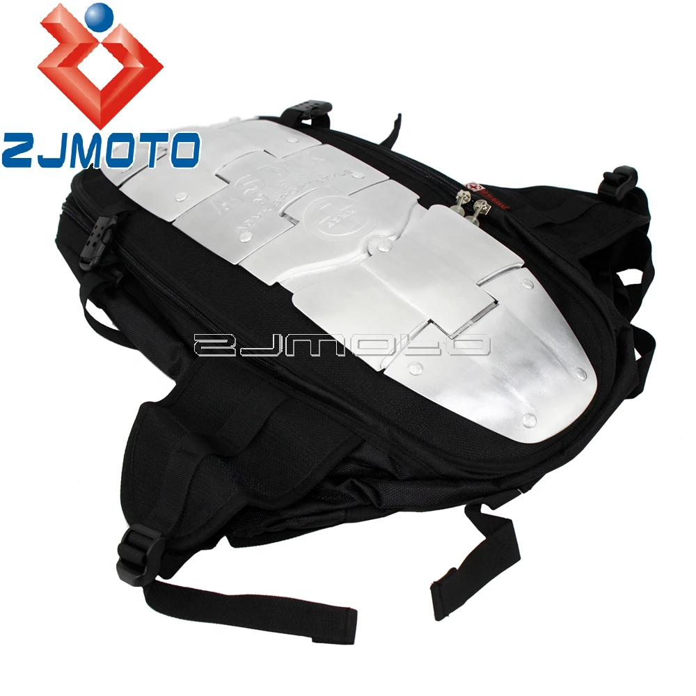 Motorcycle Packbag Motocross Racing Traveling Backpack ASMK Blloy Bag Backpacks 6 Metal Plate Aluminum Backpack
Motorcycle Packbag Motocross Racing Traveling Backpack ASMK Blloy Bag Backpacks 6 Metal Plate Aluminum Backpack
