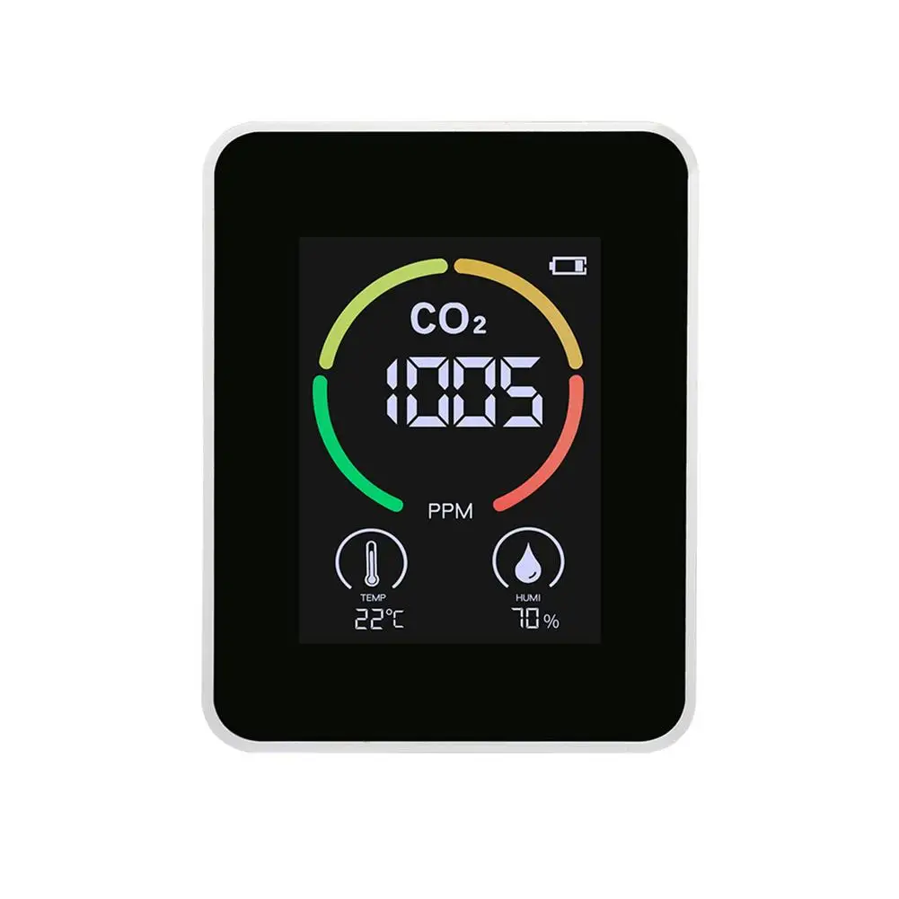 

Bluetooth Air Quality Monitor Indoor Infrared Sensor CO2/Temp/Humidity Detector Meter Carbon Dioxide TesterAir Quality Analyzer