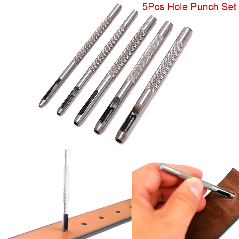 5Pcs Punching Leather Hole Punch Round Steel Leather Craft Hollow Hole Punch for Metal Gaskets Leather Plastic Rubber
5Pcs Punching Leather Hole Punch Round Steel Leather Craft Hollow Hole Punch for Metal Gaskets Leather Plastic Rubber