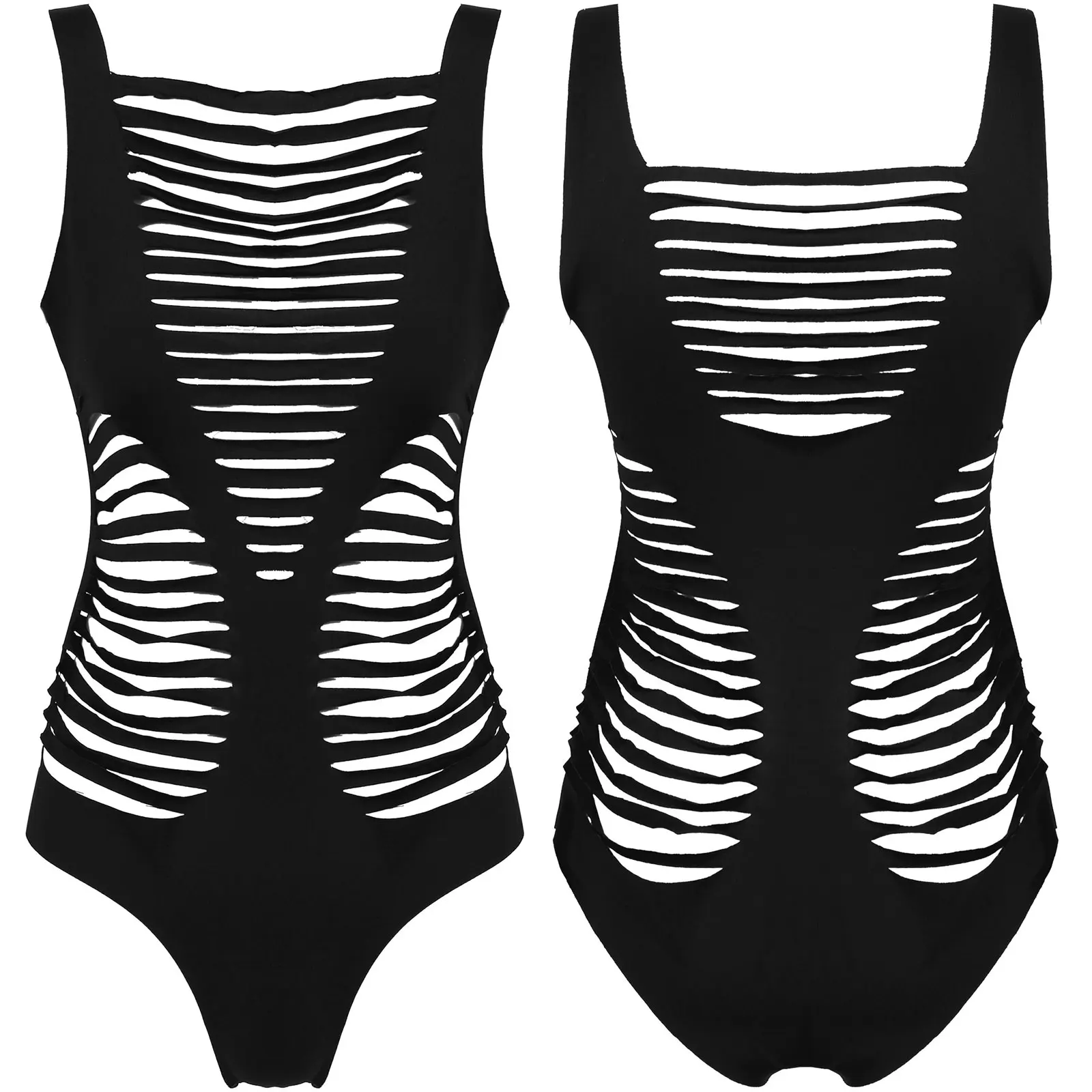 Women Summer Bodysuit Fashion Black Hollow Out Sleeveless Sexy Lingerie Exotic High Cut Thong Slim Fit Stretchy Bodysuit
Women Summer Bodysuit Fashion Black Hollow Out Sleeveless Sexy Lingerie Exotic High Cut Thong Slim Fit Stretchy Bodysuit