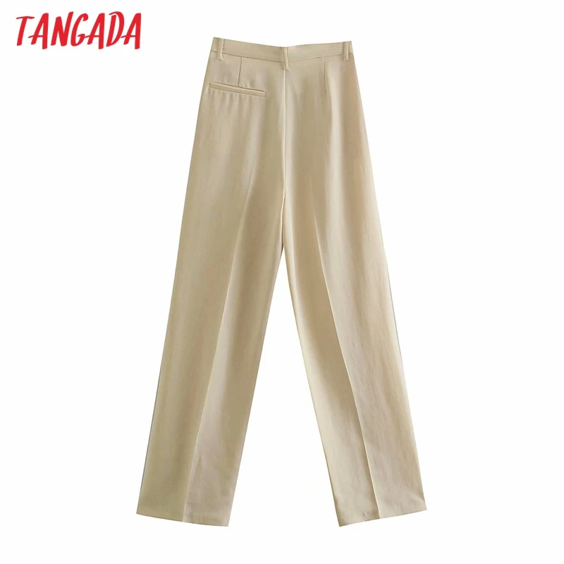Tangada Fashion Women Solid Suit Pants Trousers Pockets Buttons Office Lady Pants Pantalon 4M40
Tangada Fashion Women Solid Suit Pants Trousers Pockets Buttons Office Lady Pants Pantalon 4M40