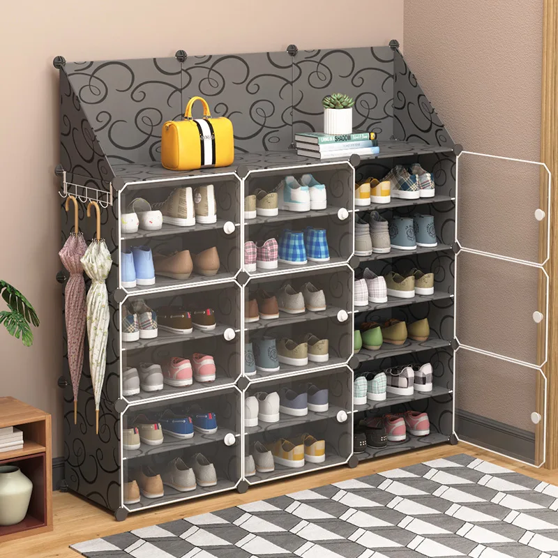 Multi-layer Shoe Cabinet Free Combination Household Storage Box Wardrobe Closet Clothes Organizer Sneakers Shoe Rack DIY Shoebox 
Multi-layer Shoe Cabinet Free Combination Household Storage Box Wardrobe Closet Clothes Organizer Sneakers Shoe Rack DIY Shoebox