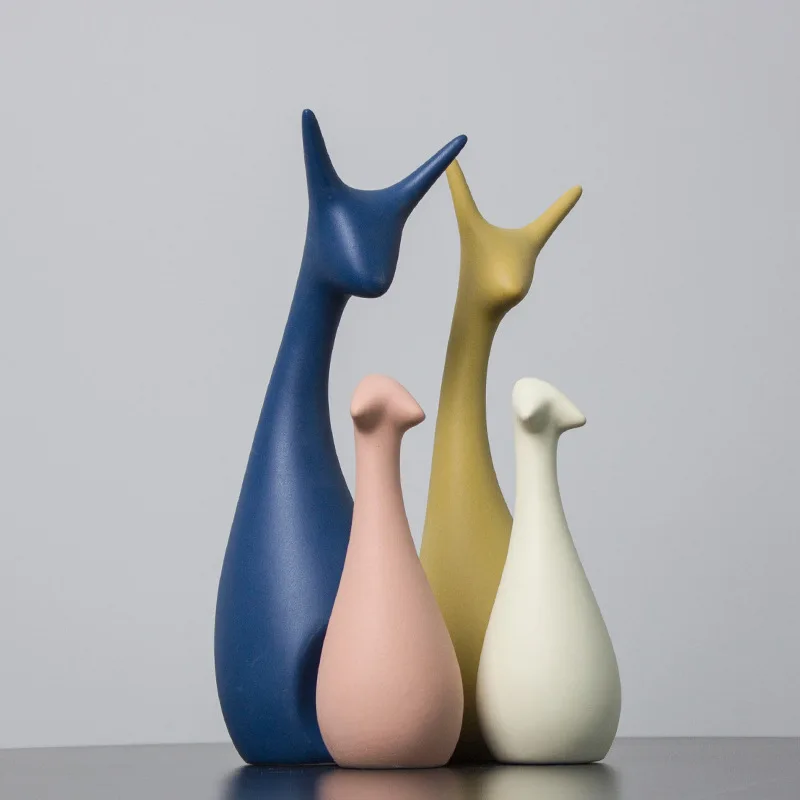 Nordic Ins Ceramic Deer Shape Ornaments Porcelain Animal Decoration Home Cabinet Fashionable Decorative Crafts as Gift
Nordic Ins Ceramic Deer Shape Ornaments Porcelain Animal Decoration Home Cabinet Fashionable Decorative Crafts as Gift