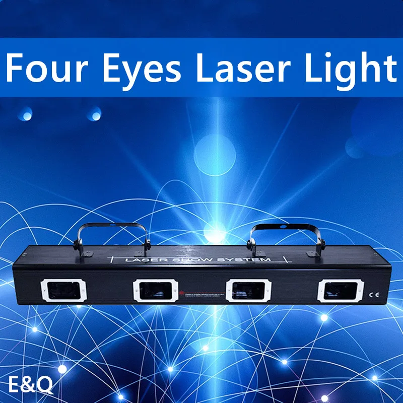 Четыре прочных линзы RGBY система лазерного шоу сценическое украшение для