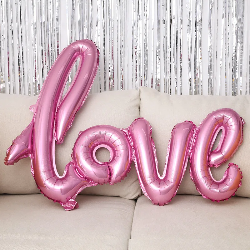 1pc LOVE Letter Foil Balloon for Propose Wedding Party Props Background Valentines Party Decoration 6 Colors Love Balloons
1pc LOVE Letter Foil Balloon for Propose Wedding Party Props Background Valentines Party Decoration 6 Colors Love Balloons