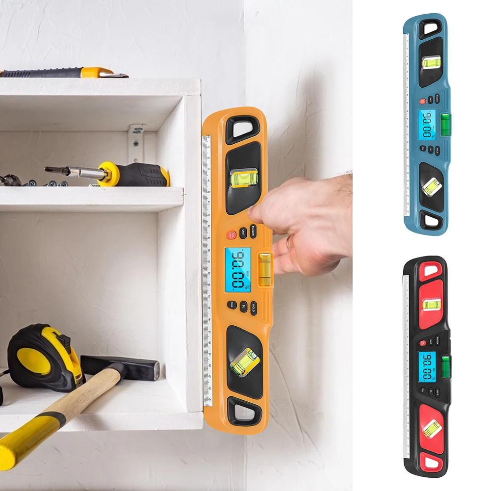 HW-200 Bubble Magnetic Level 0°/45°/90° Three Slope Measurement Spirit Level with Warning Tone LED Digital Level
HW-200 Bubble Magnetic Level 0°/45°/90° Three Slope Measurement Spirit Level with Warning Tone LED Digital Level