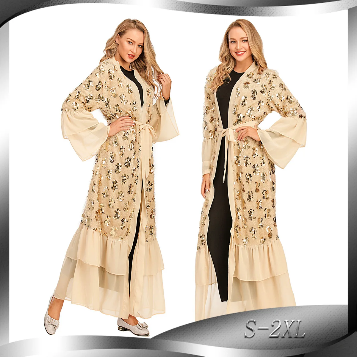 

Abaya Kimono Kaftan Dubai Islam Muslim Hijab Dress Abayas Caftan Marocain Qatar Oman Turkey Clothing For Women Robe Femme