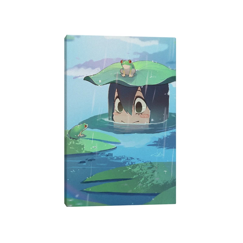 My Hero Academia Froppy Tsuyu Asui anime Wooden Frame Canvas poster Painting wall Art decor Study Home Framed Decoration Prints
My Hero Academia Froppy Tsuyu Asui anime Wooden Frame Canvas poster Painting wall Art decor Study Home Framed Decoration Prints