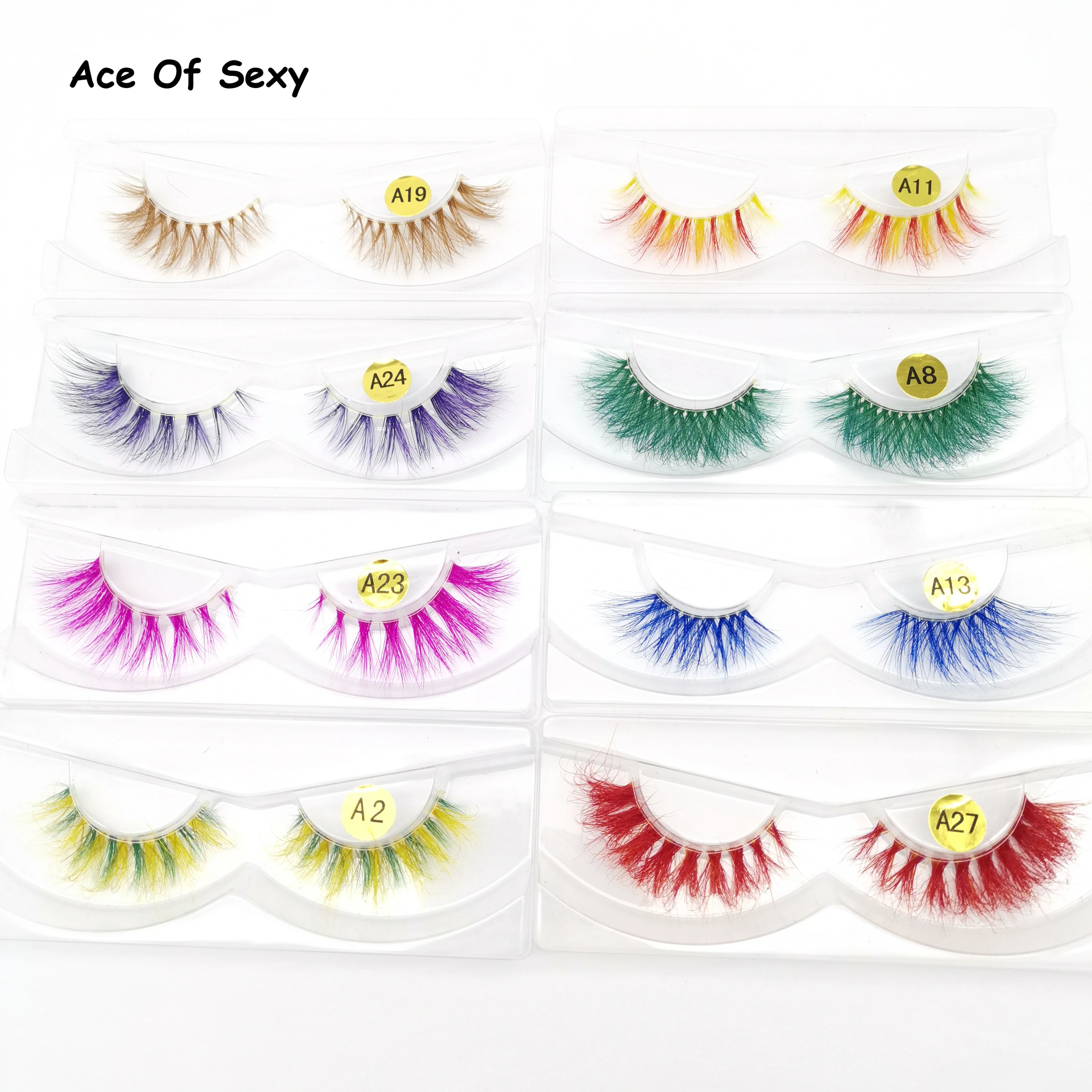 New Festivity 3D Color mink lashes wholesale beauty natural individual colorful false eyelashes Makeup thick fluffy LASHES
New Festivity 3D Color mink lashes wholesale beauty natural individual colorful false eyelashes Makeup thick fluffy LASHES