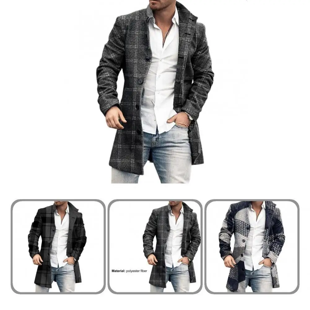 Men Overcoat Stylish Streetwear Single-Breasted Coldproof Pockets Jacket for Travel Long Overcoat Overcoat
Men Overcoat Stylish Streetwear Single-Breasted Coldproof Pockets Jacket for Travel Long Overcoat Overcoat
