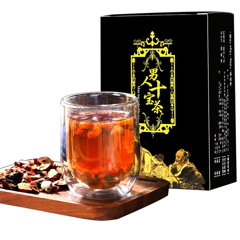 Ten Treasure Tea Men's Tea Huang Jing Maca Tea, Mulberry, Wolfberry, Maca, Huang Jing, Raspberry, Lotus Seed and other healthtea
Ten Treasure Tea Men's Tea Huang Jing Maca Tea, Mulberry, Wolfberry, Maca, Huang Jing, Raspberry, Lotus Seed and other healthtea