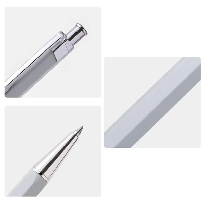 Luxury Metal Hexagonal Ballpoint Pen Men Women Signature Writing Pens with Notebook Office Supplies
Luxury Metal Hexagonal Ballpoint Pen Men Women Signature Writing Pens with Notebook Office Supplies