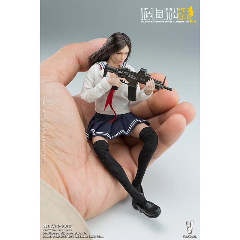 VERYCOOL VCF-3001 1/12 Scale Female Student Sniper Uniform Clothing Mini whole set Figure Model
VERYCOOL VCF-3001 1/12 Scale Female Student Sniper Uniform Clothing Mini whole set Figure Model