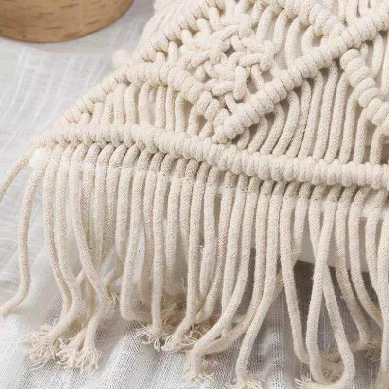 Cushion Covers Cotton Linen Macrame Hand-Woven Thread Pillow Covers Geometry Bohemia Style Pillowcase Home Decor 45X45cm
Cushion Covers Cotton Linen Macrame Hand-Woven Thread Pillow Covers Geometry Bohemia Style Pillowcase Home Decor 45X45cm