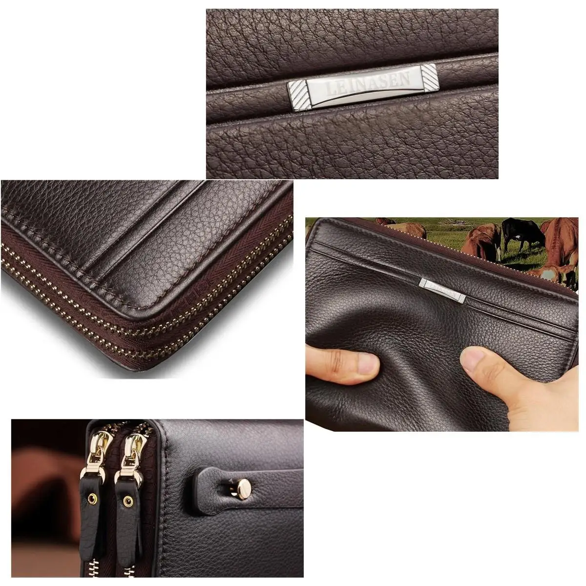 Men Business Wallets Large Capacity PU Leather Long Zipper Wallets Coin Purse Clutch High Quality Multifunction Wallet For Men
Men Business Wallets Large Capacity PU Leather Long Zipper Wallets Coin Purse Clutch High Quality Multifunction Wallet For Men