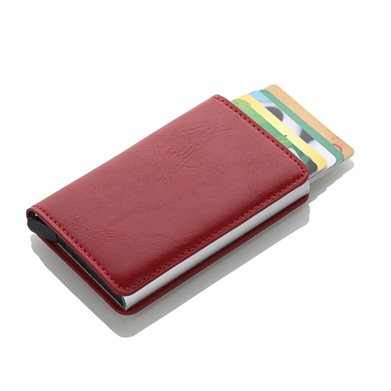 Credit Card Holders Business ID Card Case Fashion Automatic RFID Card Holder Aluminium Bank Card Wallets
Credit Card Holders Business ID Card Case Fashion Automatic RFID Card Holder Aluminium Bank Card Wallets