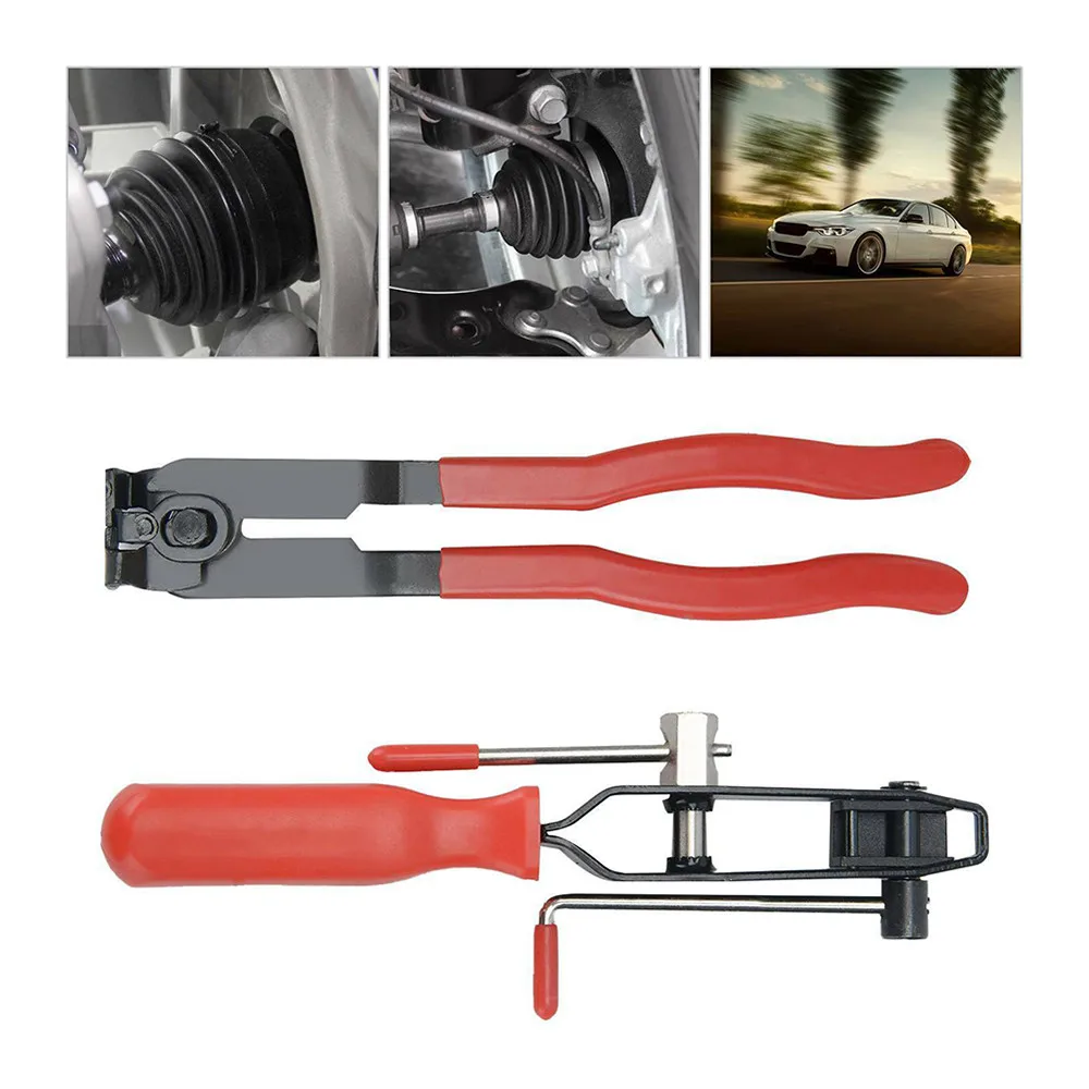 2pcs/set CV Joint Clamp Banding Install Tool Ear Type Boot Clamp Pliers Metal Hand Tool CV Boot Clamp Pliers Car Banding Tool
2pcs/set CV Joint Clamp Banding Install Tool Ear Type Boot Clamp Pliers Metal Hand Tool CV Boot Clamp Pliers Car Banding Tool