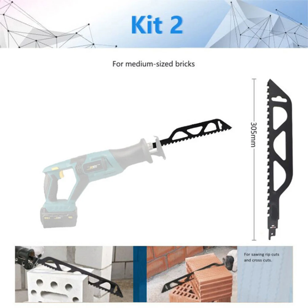 12.7mm Tooth Spacing Saw Reciprocating Saw Blades For Cutting Red/grey Brick And Stone Power Tool Accessories
12.7mm Tooth Spacing Saw Reciprocating Saw Blades For Cutting Red/grey Brick And Stone Power Tool Accessories