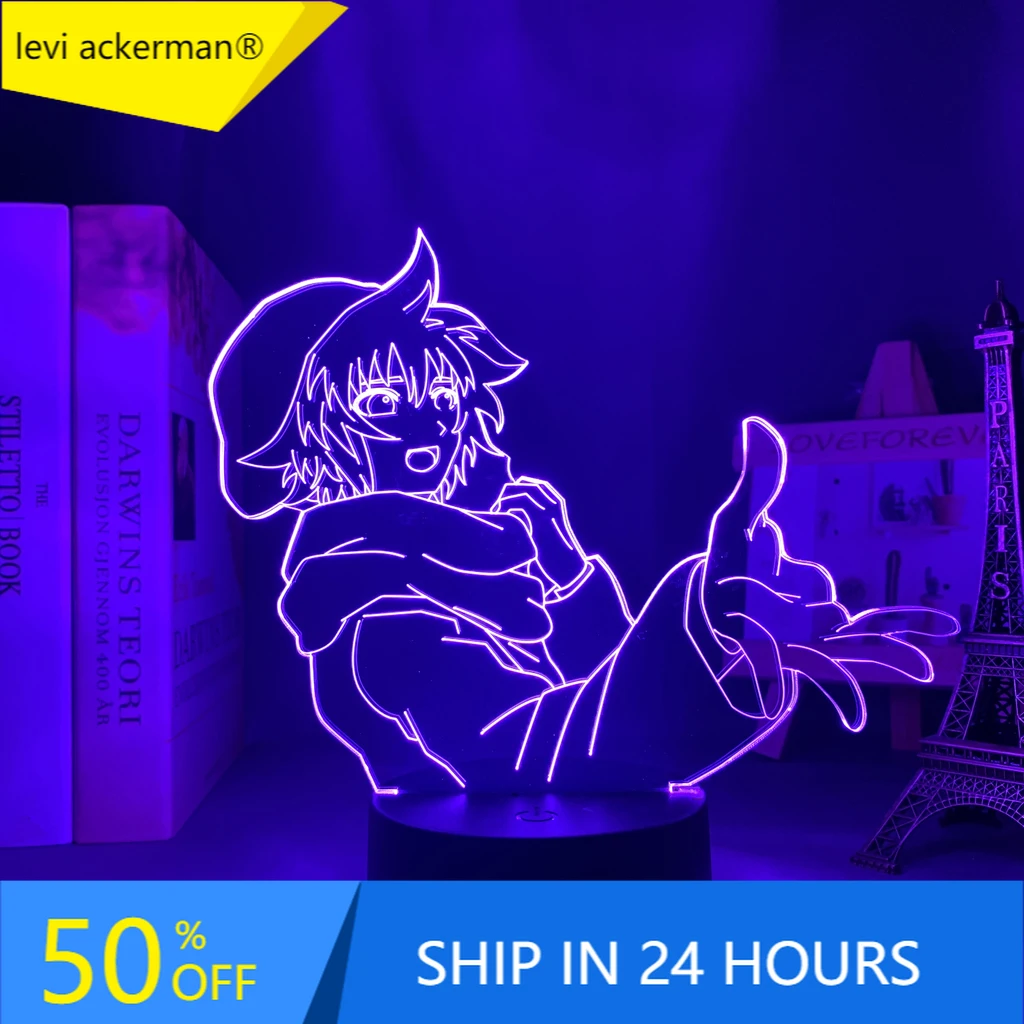 

Anime Led Light Your Turn To Die Shin Tsukimi Nightlight for Bedroom Decor Nightlight Manga Birthday Gift Room Led Night Lamp 3d