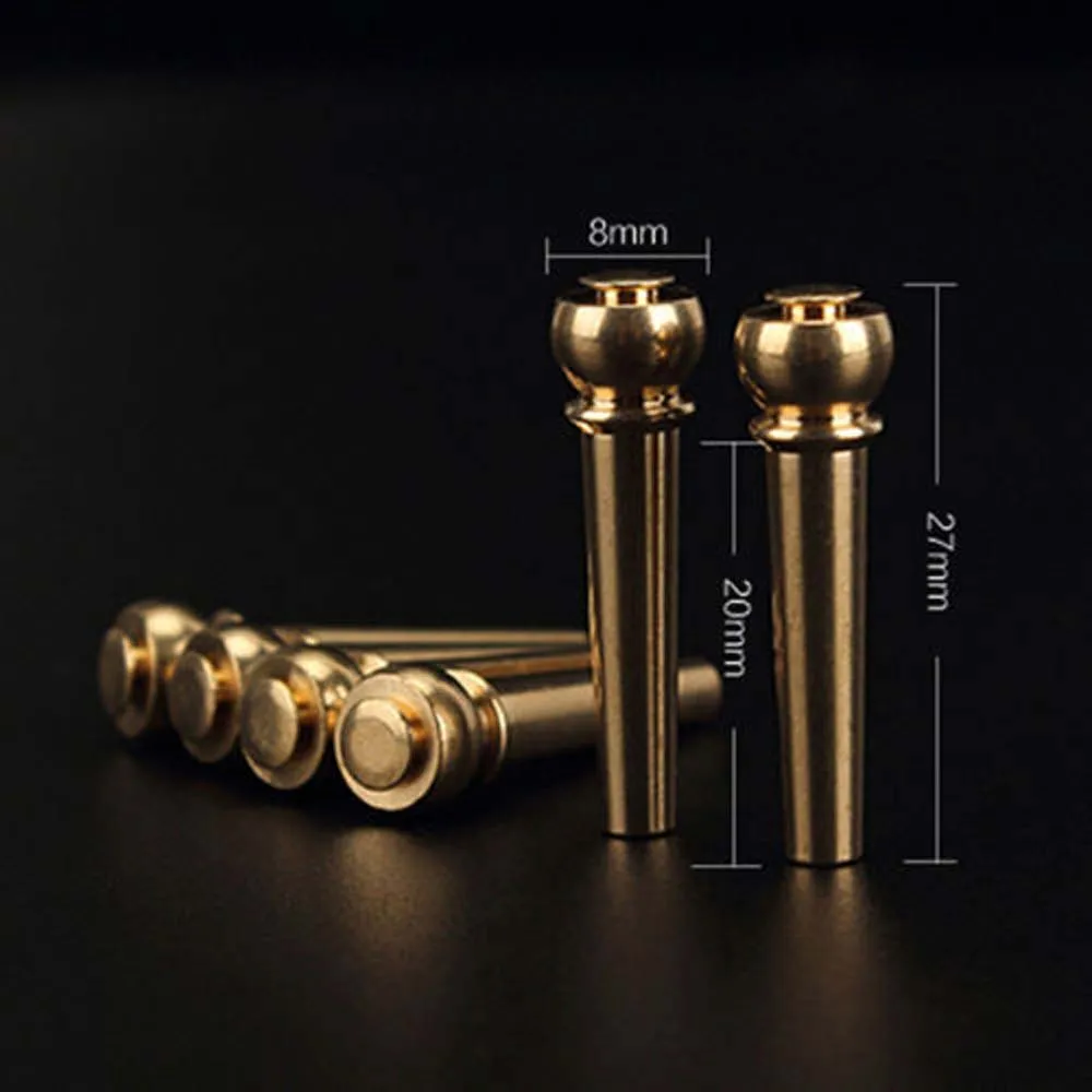 Hot Sale 6Pcs Gold Beautiful Brass Acoustic Guitar Bridge Pins End Pin Set Guitar Replacement Parts Accessories High Quality
Hot Sale 6Pcs Gold Beautiful Brass Acoustic Guitar Bridge Pins End Pin Set Guitar Replacement Parts Accessories High Quality