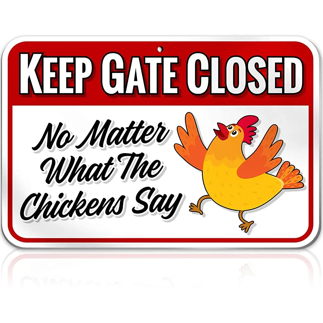 Предупреждение ждающий знак для цыплят, предупреждающий знак для безопасности ворот: независимо от того, что говорят цыплята, смешные прико...
Предупреждение ждающий знак для цыплят, предупреждающий знак для безопасности ворот: независимо от того, что говорят цыплята, смешные прико...