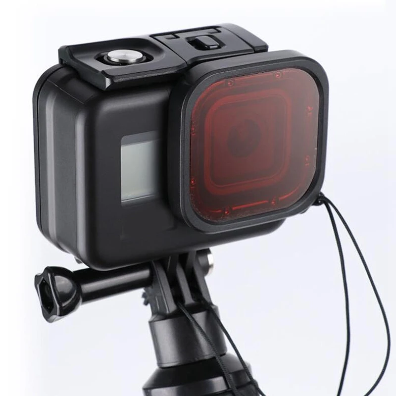 60 м подводный водонепроницаемый чехол для GoPro Hero 8 Черный Защитный дайвинга