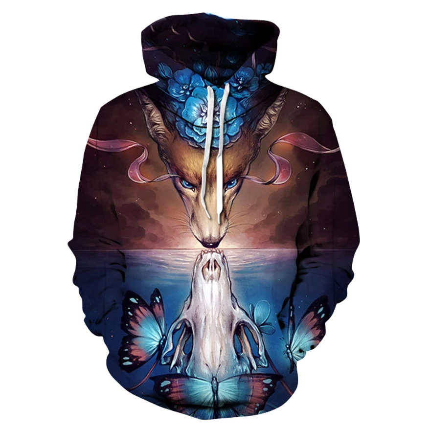 New spring and autumn new animal deer print 3d men's and women's hoodies youth fashion sweatshirts street hip-hop long-sleeved
New spring and autumn new animal deer print 3d men's and women's hoodies youth fashion sweatshirts street hip-hop long-sleeved