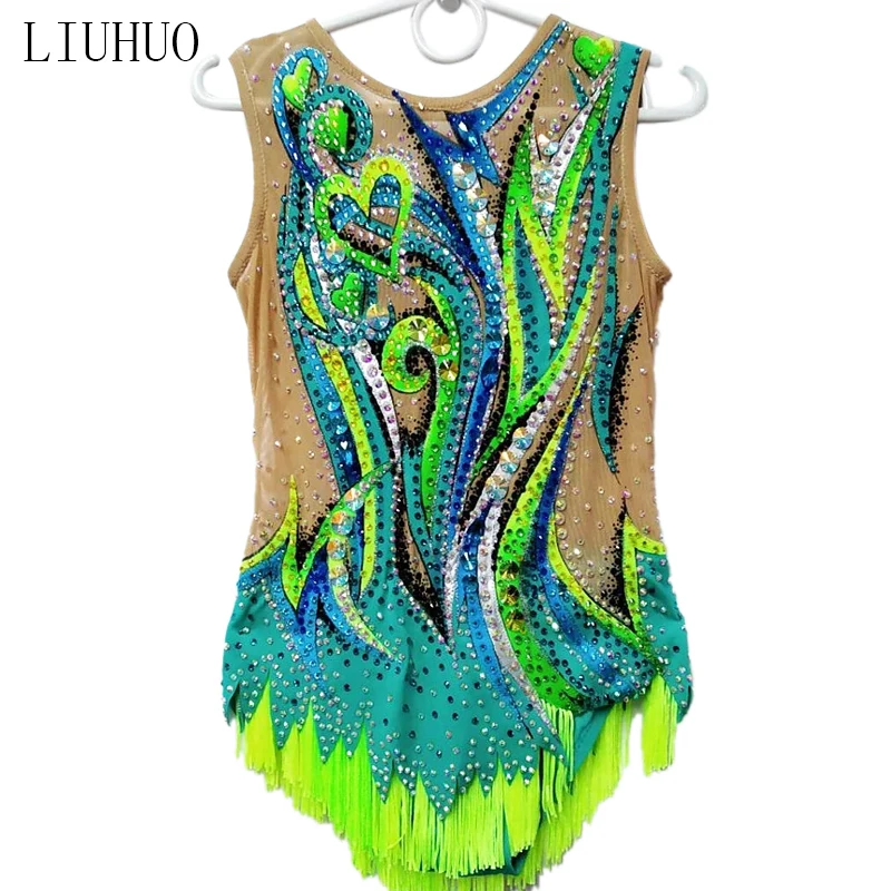 LIUHUO, модное платье для художественного катания, для девочек, зеленое, гимнастическое, балетное, блестящее трико для молодежи
LIUHUO, модное платье для художественного катания, для девочек, зеленое, гимнастическое, балетное, блестящее трико для молодежи