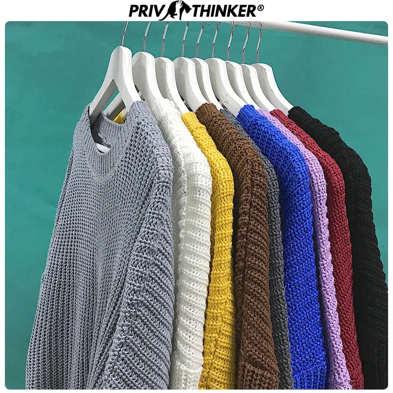 Privathinker женский 9 цветов модный однотонный свитер 2020 Женский вязаный