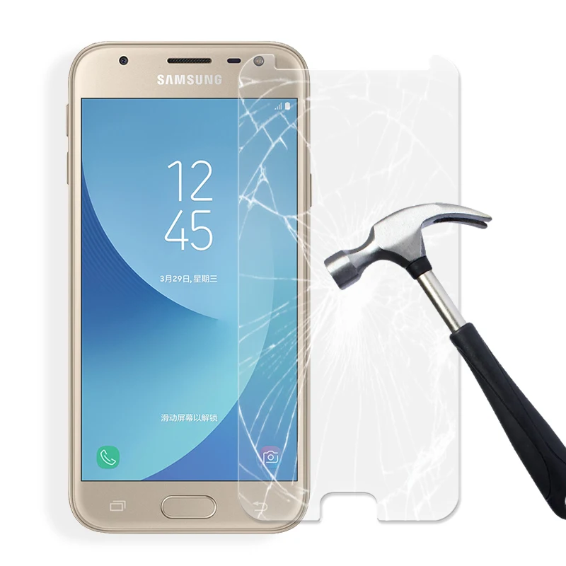 Фото Закаленное стекло для Samsung J5 2016 J3 J1 J7 6 J 1 3 5 7 Защитная пленка экрана Galaxy J16 J36 J52016 5j 3j