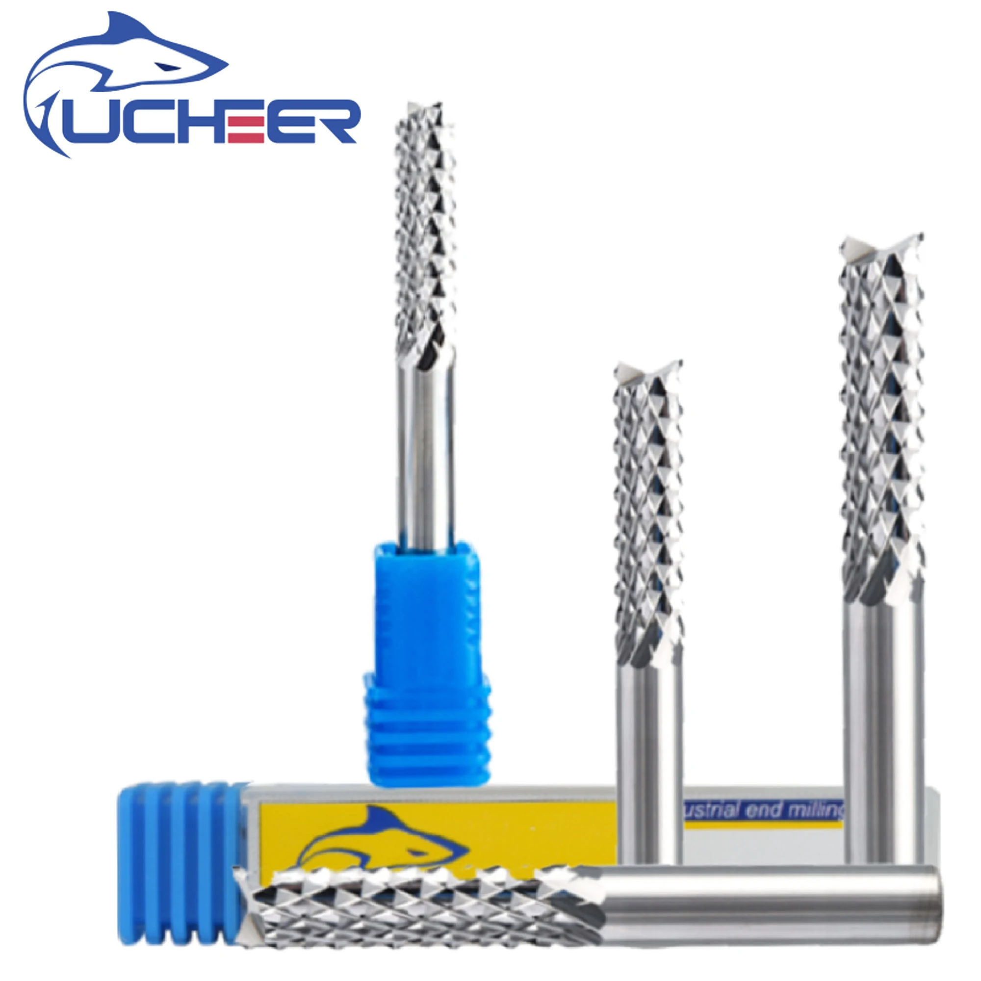 Концевая фреза UCHEER 3 175/4/6 мм карбид вольфрама ПП кукуруза зубчатые насадки ЧПУ для