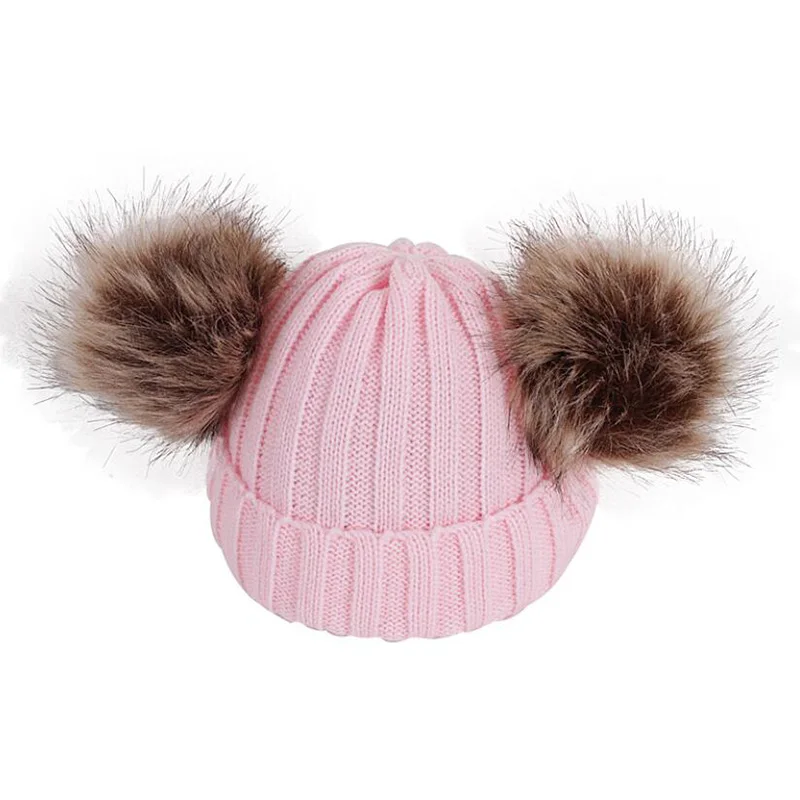 Winter Hats Ears Girls Boys Cap Scarf Kids Baby Keep Warm Children Knit Wool Fur Double Hat Knitted Cute Cap Scarf Set
Winter Hats Ears Girls Boys Cap Scarf Kids Baby Keep Warm Children Knit Wool Fur Double Hat Knitted Cute Cap Scarf Set