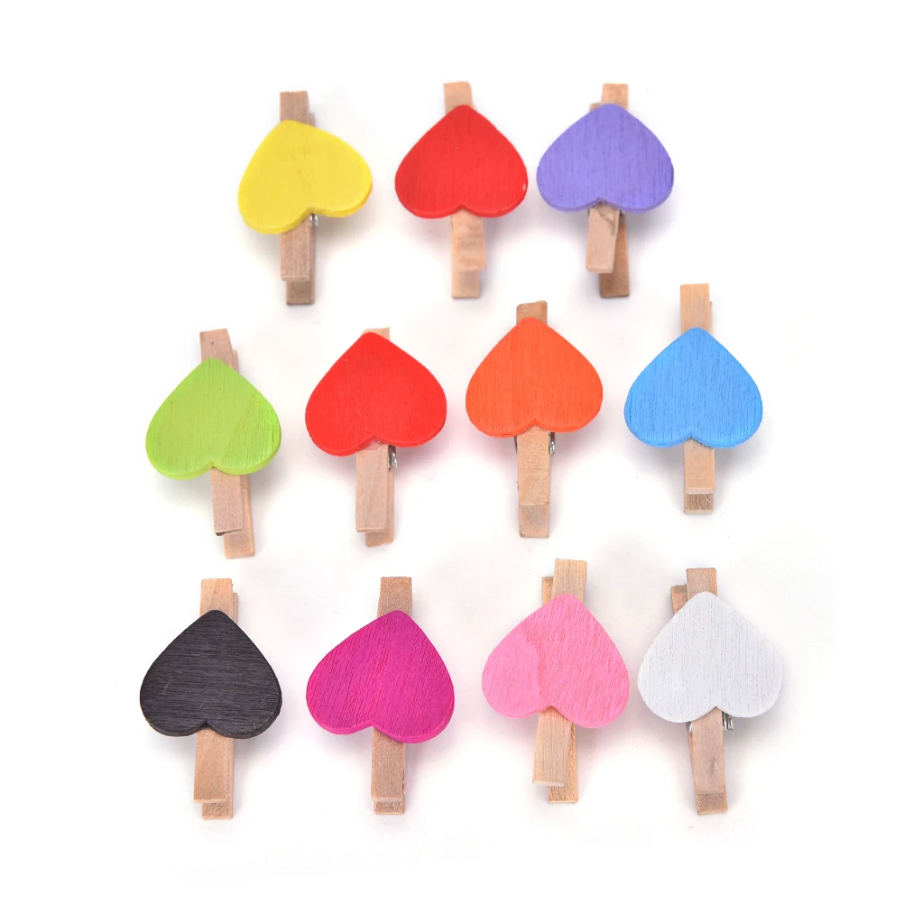 20 Pcs Colored Mini Love Heart Wooden Office Supplies Craft Memo Clips DIY Clothes Paper Photo Peg Decoration
20 Pcs Colored Mini Love Heart Wooden Office Supplies Craft Memo Clips DIY Clothes Paper Photo Peg Decoration