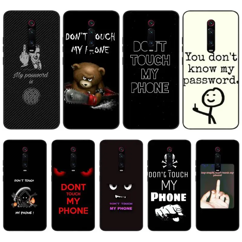 Do Not Dont Touch My Phone Phone Case For Xiaomi Note 10 Pro 9 Coque Silicone Cover For Redmi Note 9s 8
Do Not Dont Touch My Phone Phone Case For Xiaomi Note 10 Pro 9 Coque Silicone Cover For Redmi Note 9s 8