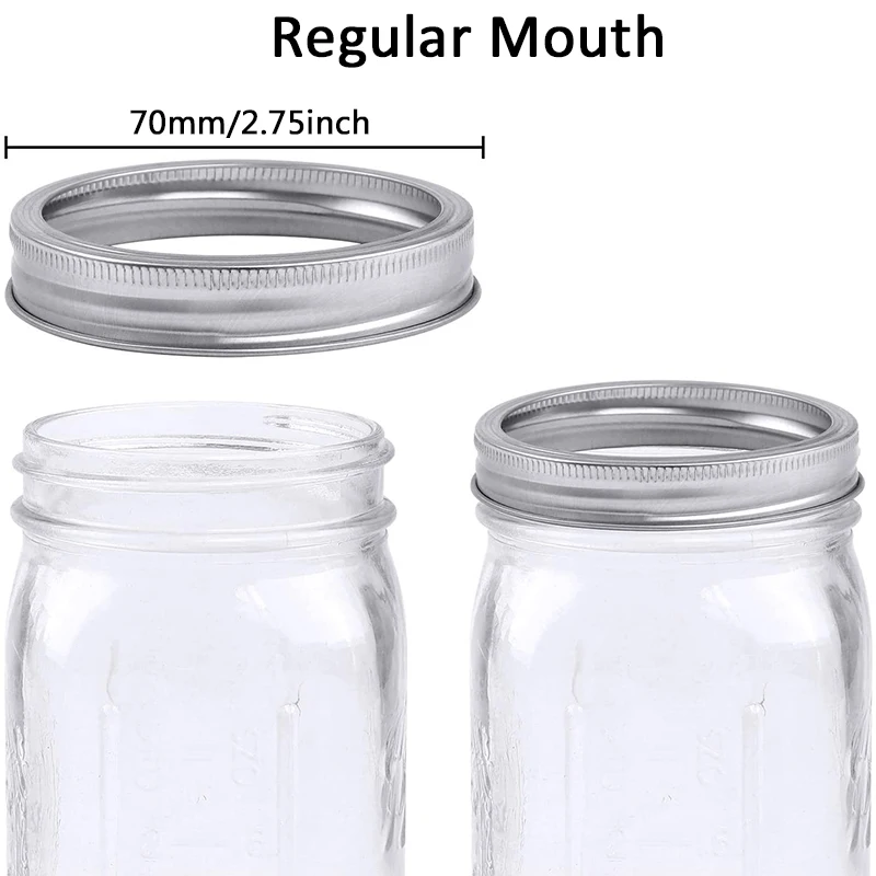 10/12PCS Tinplate Sealing Lids Glass Jar Storage Canning Lids Regular Wide Mouth Split-type Lids Kitchen Food Container Covers
10/12PCS Tinplate Sealing Lids Glass Jar Storage Canning Lids Regular Wide Mouth Split-type Lids Kitchen Food Container Covers