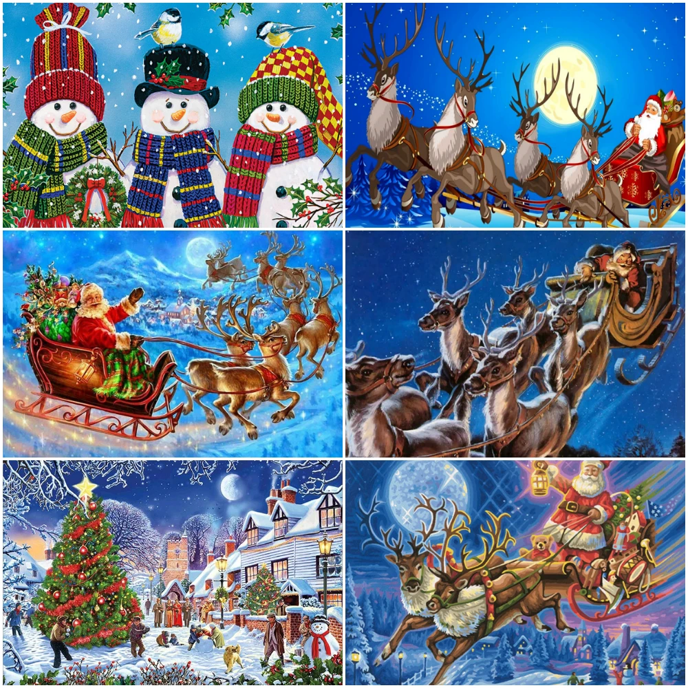 5D DIY Full Square Round Diamond Painting Santa Claus Diamond Mosaic Christmas Diamond Embroidery Winter Cross Stitch Home Decor
5D DIY Full Square Round Diamond Painting Santa Claus Diamond Mosaic Christmas Diamond Embroidery Winter Cross Stitch Home Decor