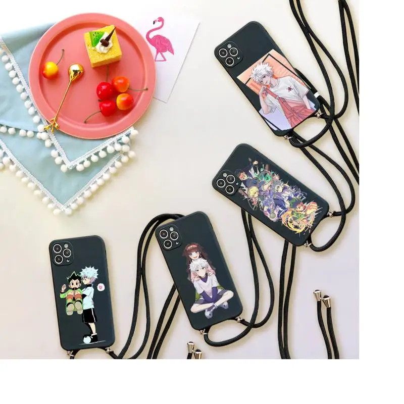 Anime Hunter x Hunters Phone Case For iPhone 7 8 11 12 X XS XR MINI Pro Max Plus Strap Cord Chain Lanyard soft
Anime Hunter x Hunters Phone Case For iPhone 7 8 11 12 X XS XR MINI Pro Max Plus Strap Cord Chain Lanyard soft