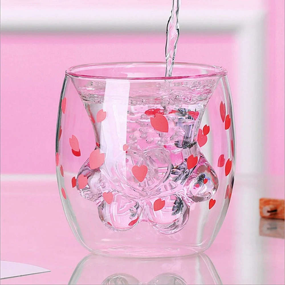 Cat Claw/Paw Cup Double Glass Coffee Mug Cartoon Cute Cat Milk Juice Cup Home Office Cafe Tazas Best Gift for Festival
Cat Claw/Paw Cup Double Glass Coffee Mug Cartoon Cute Cat Milk Juice Cup Home Office Cafe Tazas Best Gift for Festival