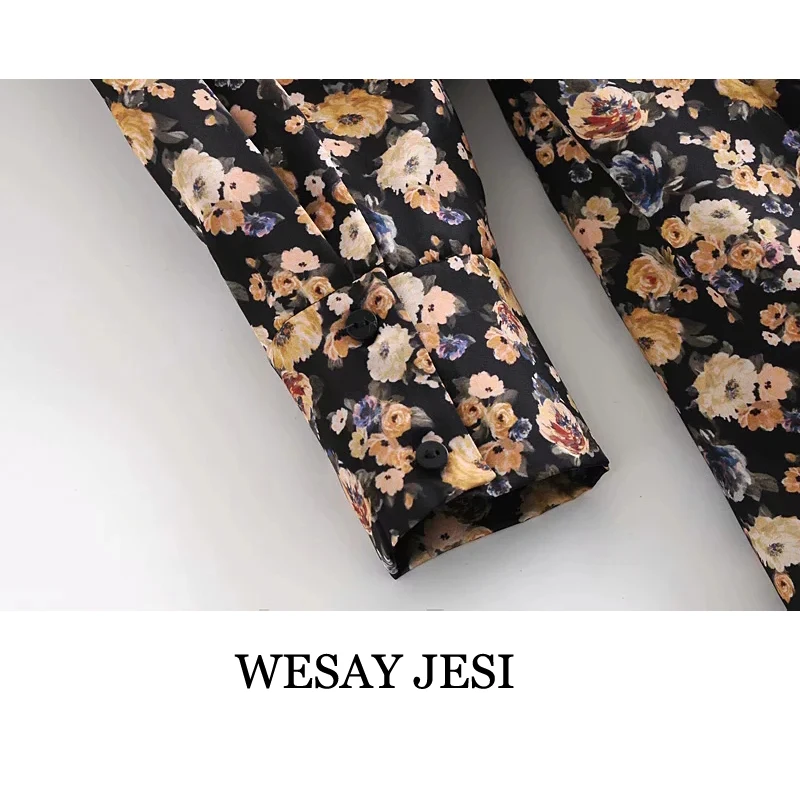 WESAY JESI Women 2021 Chic Fashion Dresses Floral Print Sashes Lace-up Vintage Long Sleeve With Inner Zip Female Siamese Mujer
WESAY JESI Women 2021 Chic Fashion Dresses Floral Print Sashes Lace-up Vintage Long Sleeve With Inner Zip Female Siamese Mujer