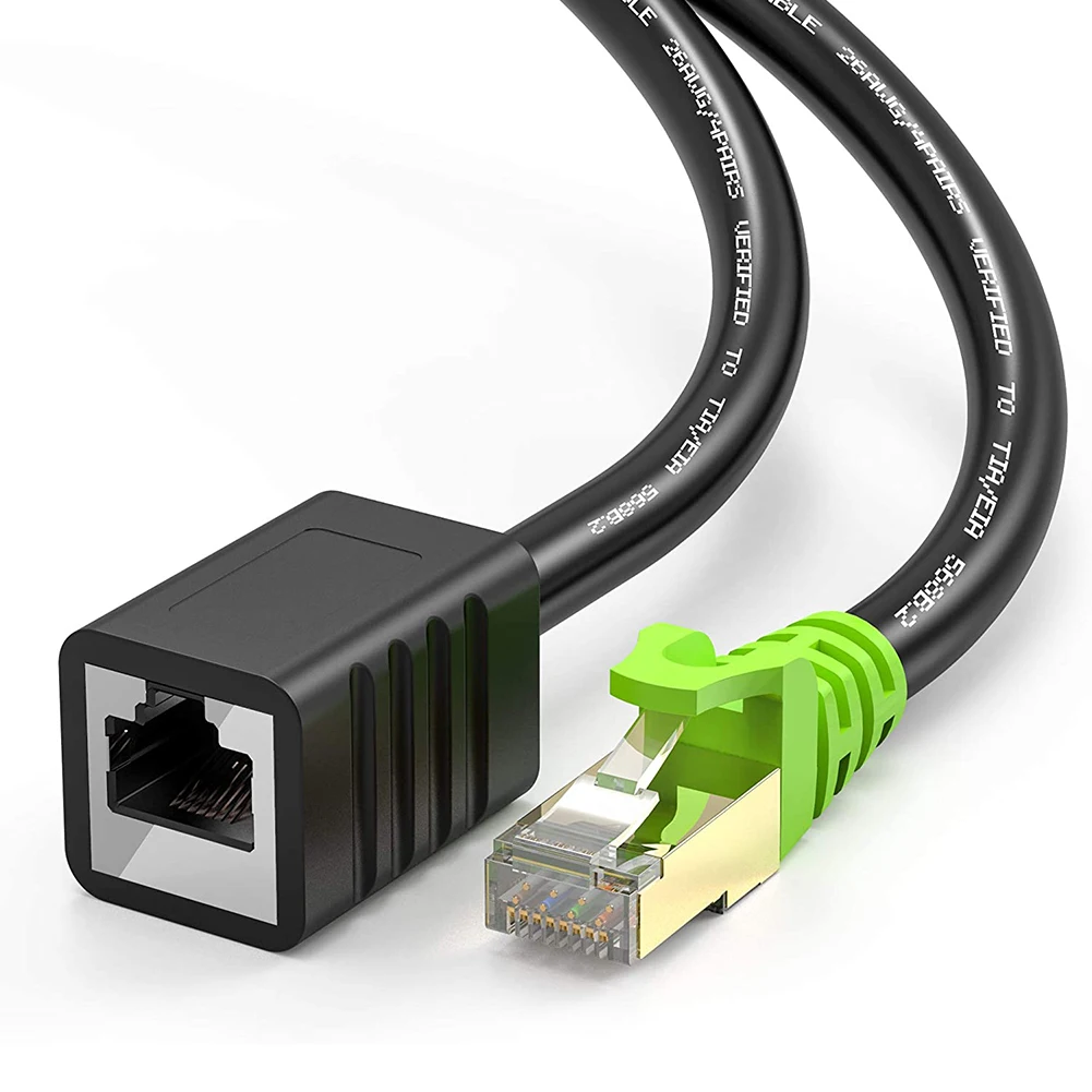 Ethernet Extension Cable Shielded Cat6 LAN Cable Extender Male to Female RJ45 Network Patch Cord for Router Modem TV PC Laptop
Ethernet Extension Cable Shielded Cat6 LAN Cable Extender Male to Female RJ45 Network Patch Cord for Router Modem TV PC Laptop