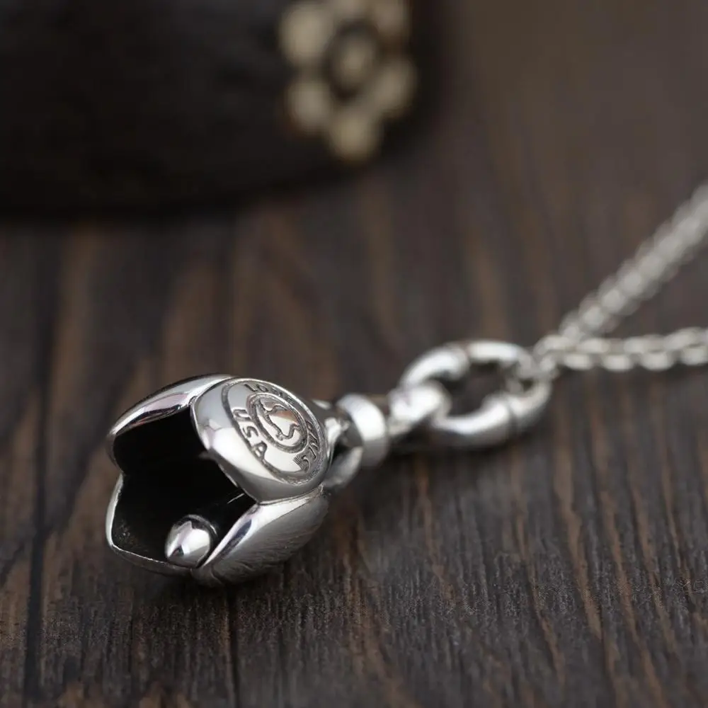 S925 Sterling Silver Vintage Buddhism Bell Charm Pendants for Women Men 925 Couple Fashion Jewelry Accessories Without Chain
S925 Sterling Silver Vintage Buddhism Bell Charm Pendants for Women Men 925 Couple Fashion Jewelry Accessories Without Chain