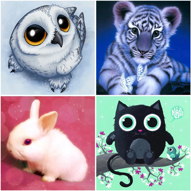 5D Diamond Mosaic Owl Panda DIY Full Square Round Drill Diamond Embroidery Animal Peacock Picture Of Rhinestones Home Decor
5D Diamond Mosaic Owl Panda DIY Full Square Round Drill Diamond Embroidery Animal Peacock Picture Of Rhinestones Home Decor