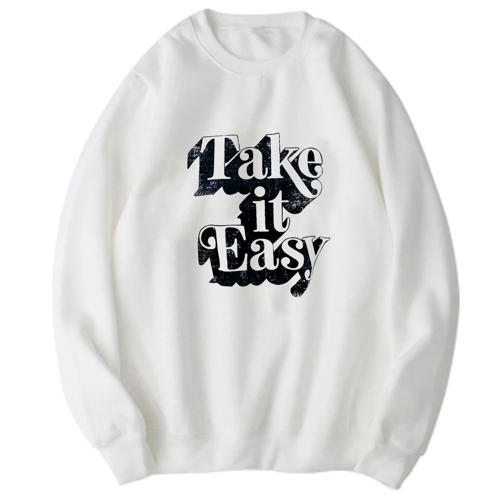 Harajuku New Take it Easy 3D Letter Streetwear Sweatshirts Long Sleeve Crewneck Oversize Hoodies Women Autumn Clothes Exquisite
Harajuku New Take it Easy 3D Letter Streetwear Sweatshirts Long Sleeve Crewneck Oversize Hoodies Women Autumn Clothes Exquisite