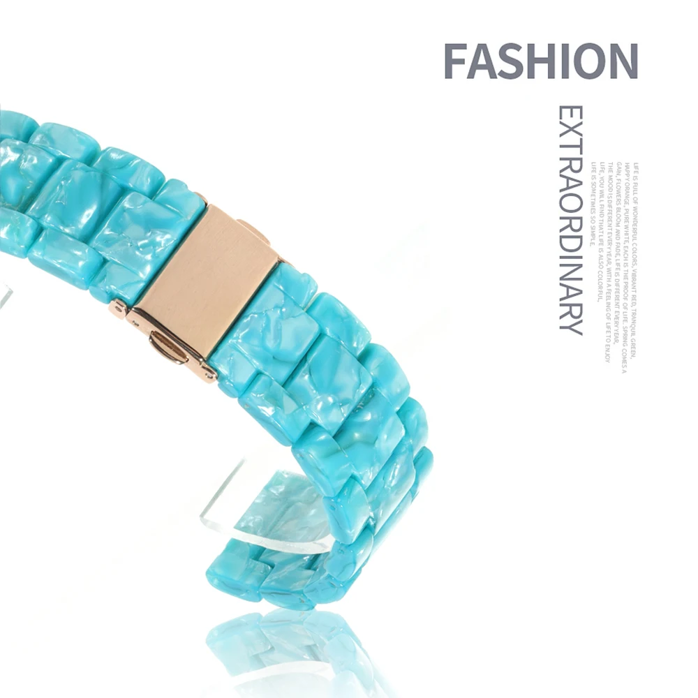 Light Resin Strap for Apple Watch SE Series 6 5 4 3 Band Folding Clasp Bracelet 40mm 44mm 38mm 42mm Replacement Belt Wristband
Light Resin Strap for Apple Watch SE Series 6 5 4 3 Band Folding Clasp Bracelet 40mm 44mm 38mm 42mm Replacement Belt Wristband