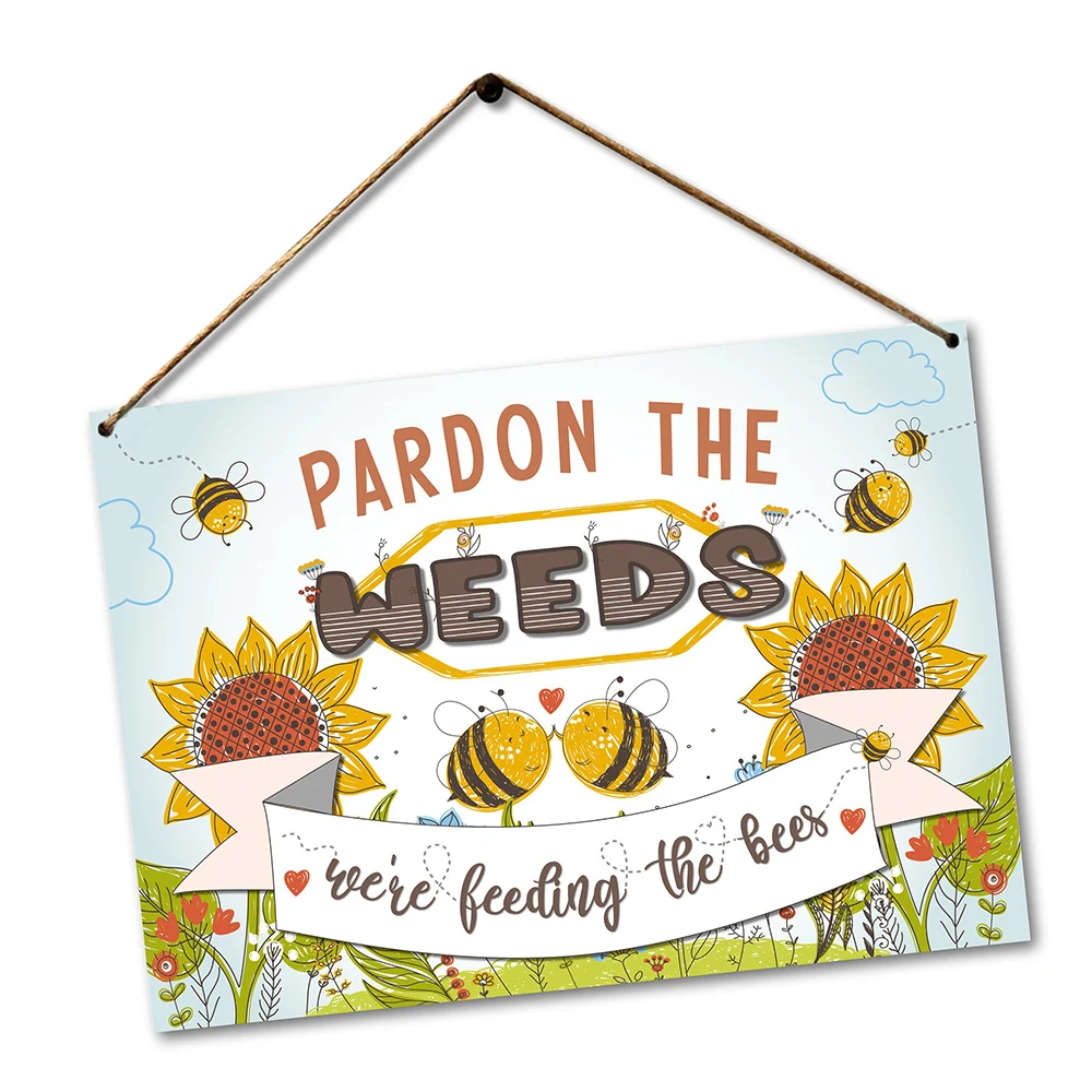 Pardon the Weeds We're Feeding the Bees METAL Outdoor Garden Sign Plaque Zen Wild Patio Allotment Flowers Community Herb Cottage
Pardon the Weeds We're Feeding the Bees METAL Outdoor Garden Sign Plaque Zen Wild Patio Allotment Flowers Community Herb Cottage