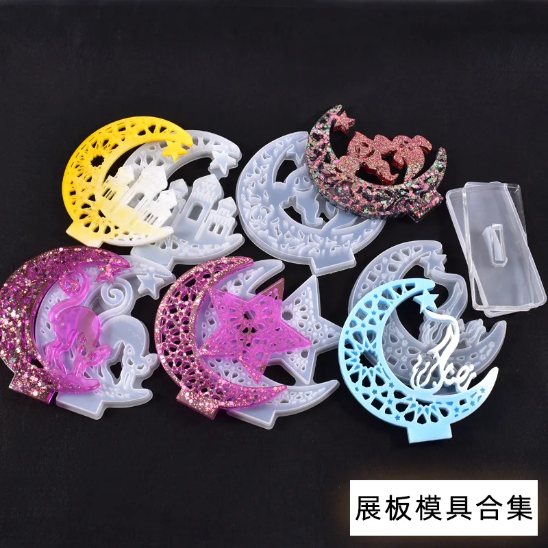DIY Crystal Silicone Halloween Christmas Exhibition Board Mold Resin Table Display Decoration Mold Jewelry Making Accessaries
DIY Crystal Silicone Halloween Christmas Exhibition Board Mold Resin Table Display Decoration Mold Jewelry Making Accessaries
