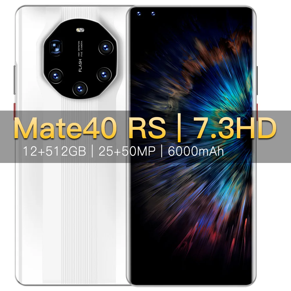 Original Hauwei Mate 40 Pro 12GB+512GB smartphoens 7.3 HDinch android 10.0 cellphones 6000 mAh mobile phones 10-core Face ID GPS
Original Hauwei Mate 40 Pro 12GB+512GB smartphoens 7.3 HDinch android 10.0 cellphones 6000 mAh mobile phones 10-core Face ID GPS
