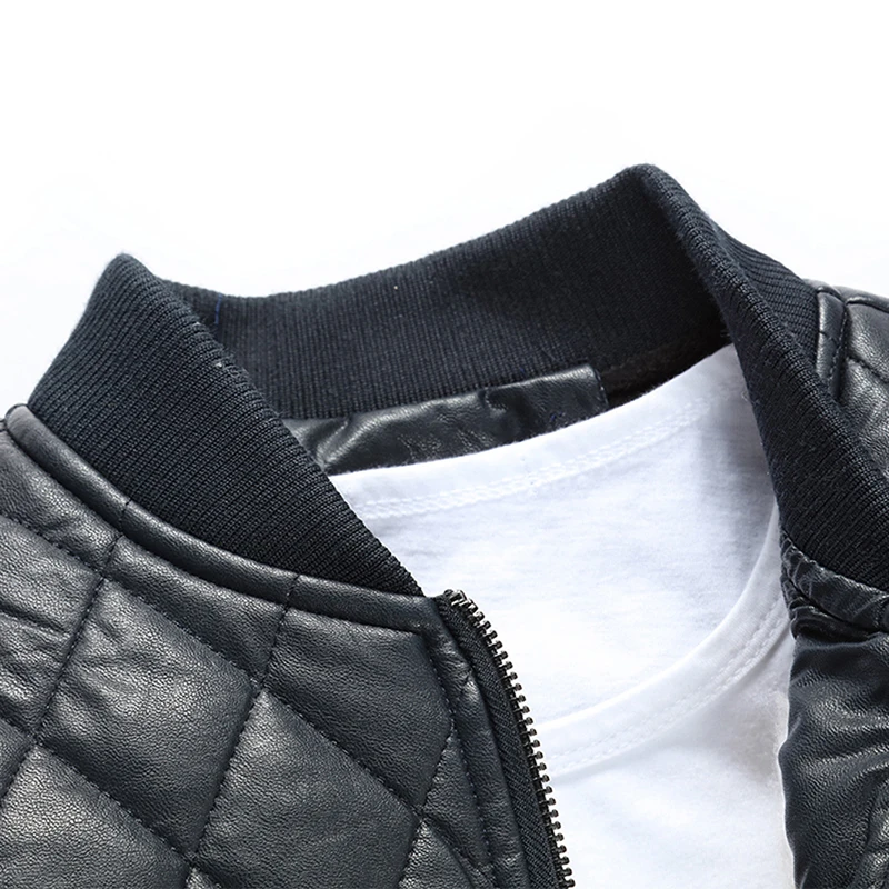 Men's Winter Coats 2019 Autumn Winter Clothing Warm-Keep Velvet Jackets Stand Collar Thicken Coats and Jackets PU Leather Coat
Men's Winter Coats 2019 Autumn Winter Clothing Warm-Keep Velvet Jackets Stand Collar Thicken Coats and Jackets PU Leather Coat