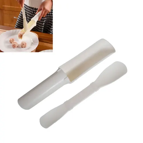 2 PCs/Set New Creamy-White Plastic Ball Processing Spoon Kitchen Tools Meatball Scoop Maker Kit Kitchen Tools 25x4.4cm 22x3.6cm
2 PCs/Set New Creamy-White Plastic Ball Processing Spoon Kitchen Tools Meatball Scoop Maker Kit Kitchen Tools 25x4.4cm 22x3.6cm